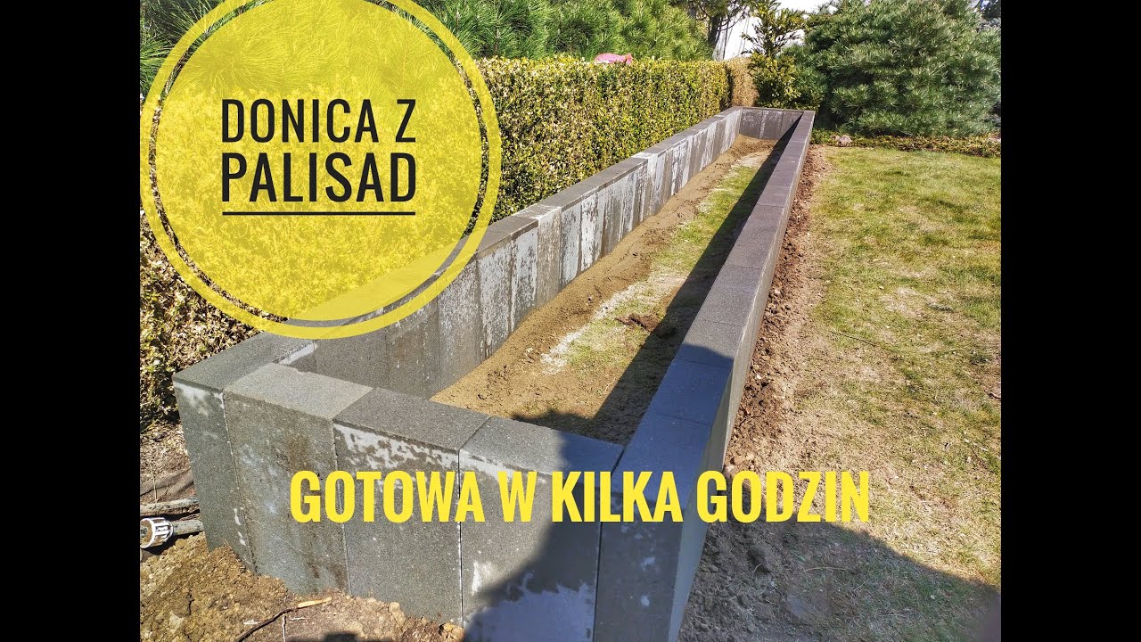 Donice betonowe z palisad - zr&oacute;b to sam #brukarz #brukarzyoutube #paving