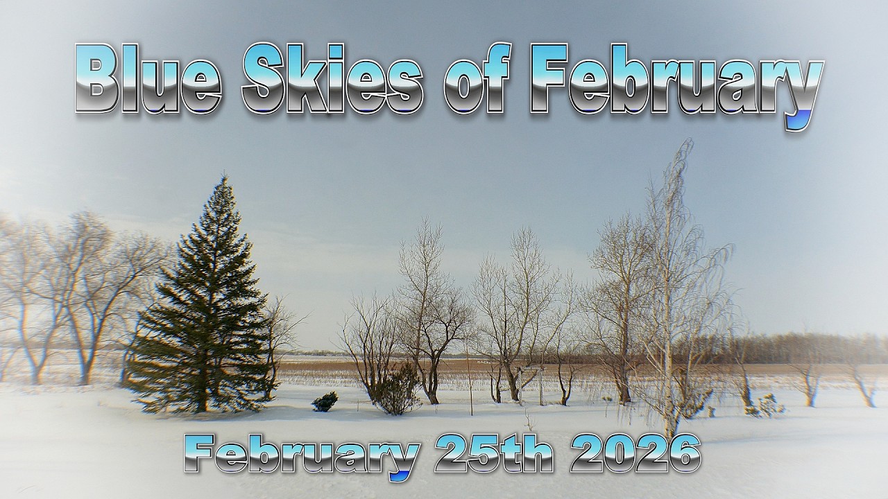 Blue skies of February    February 25th 2026