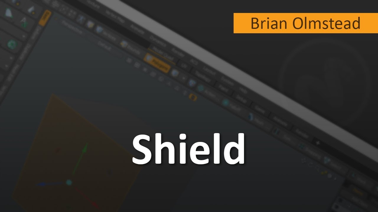Creating a Low Poly Shield in Modo
