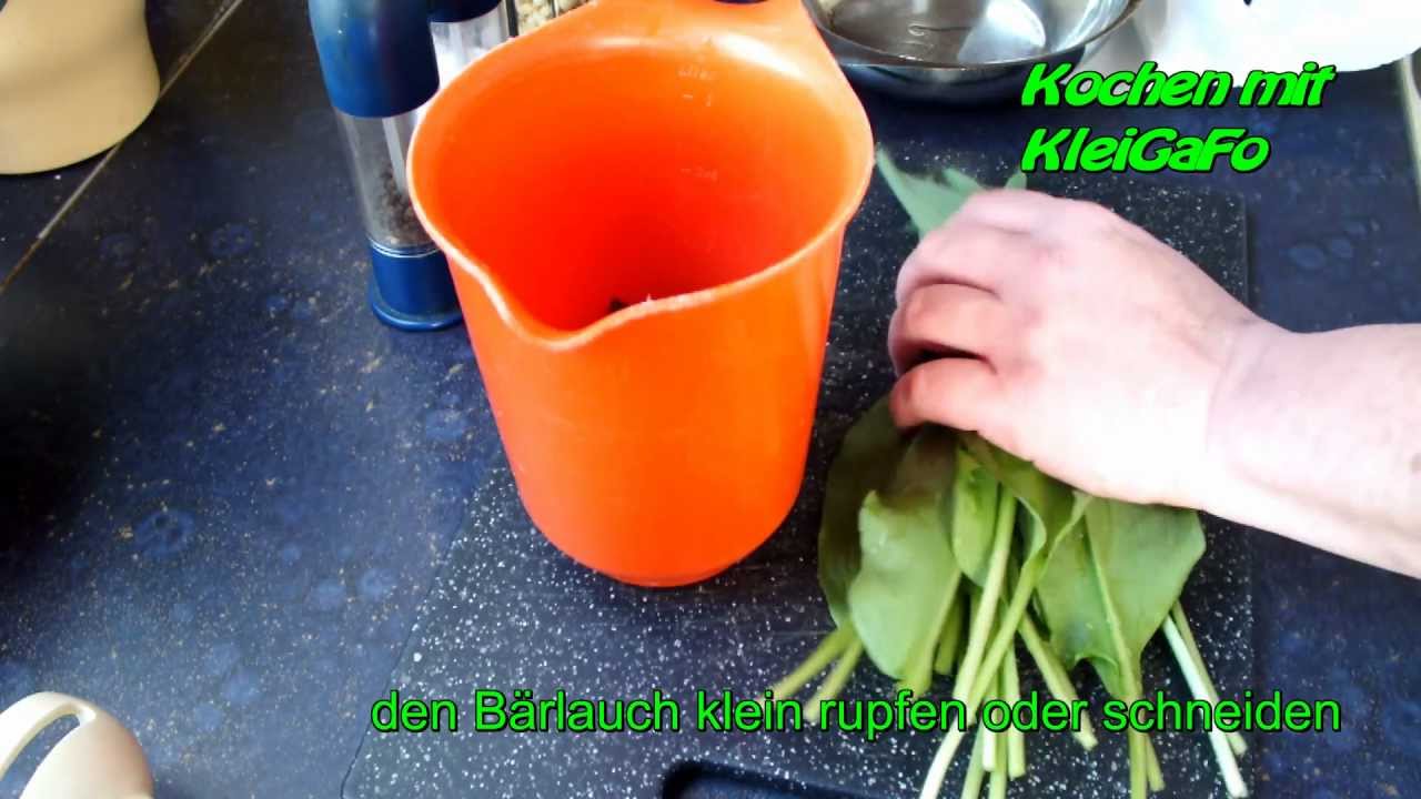 Bärlauch Pesto einfach zubereitet