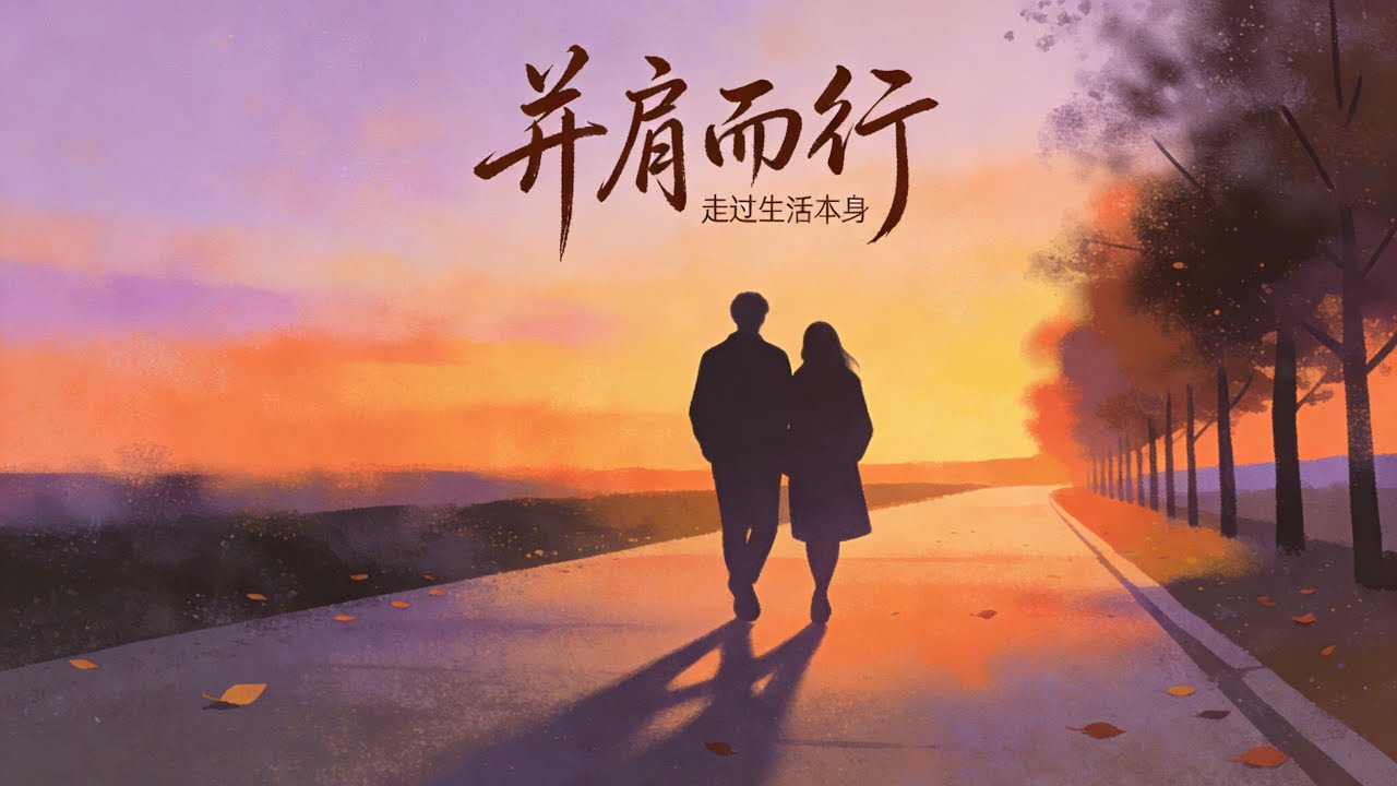 並肩而行 - 細水長流的最美浪漫 | 溫暖男女合唱（原詞原創情歌）