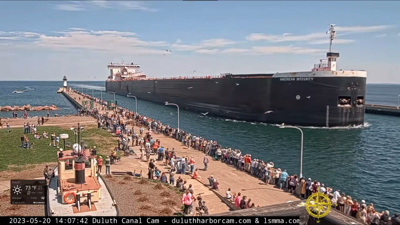 American Integrity arrived Duluth at 2:09 PM