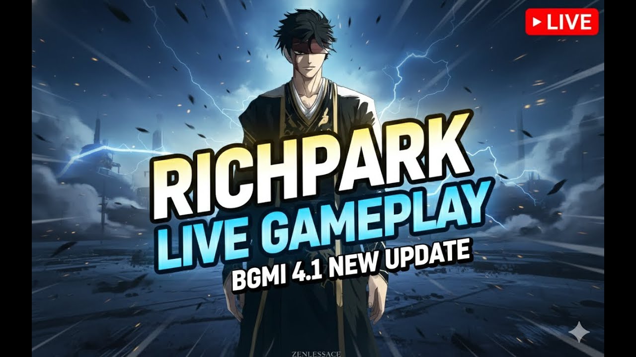 RichPark BGMI Ultimate Royal LIVE | Peak Gameplay Action! 💣 #bgmilive #mobilegame #mobilegame