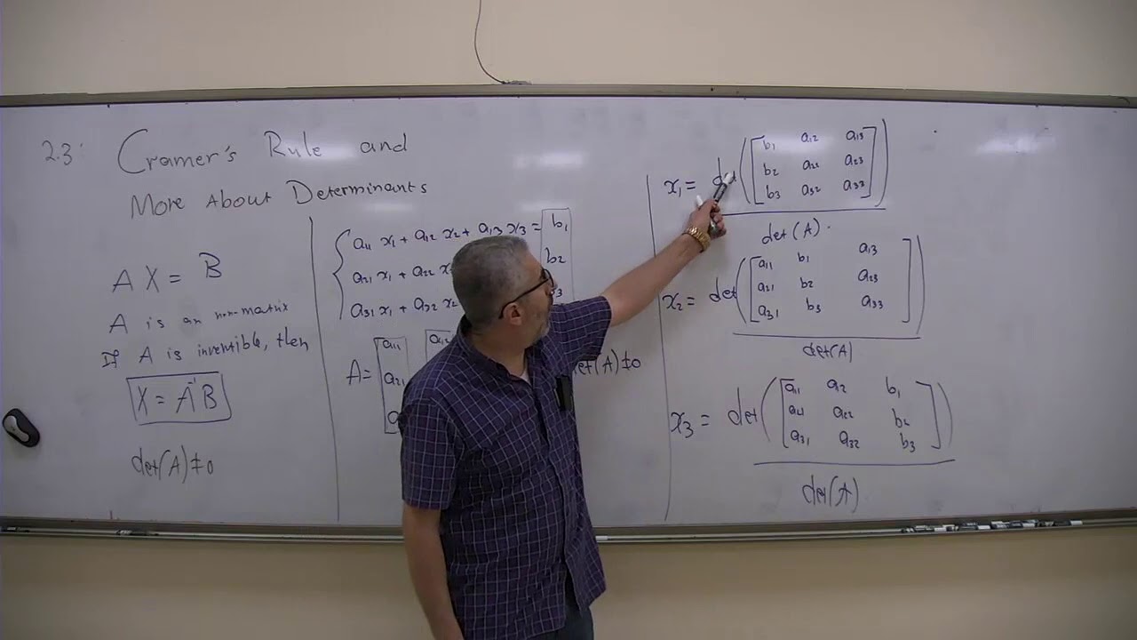 Lecture 3 on Determinants
