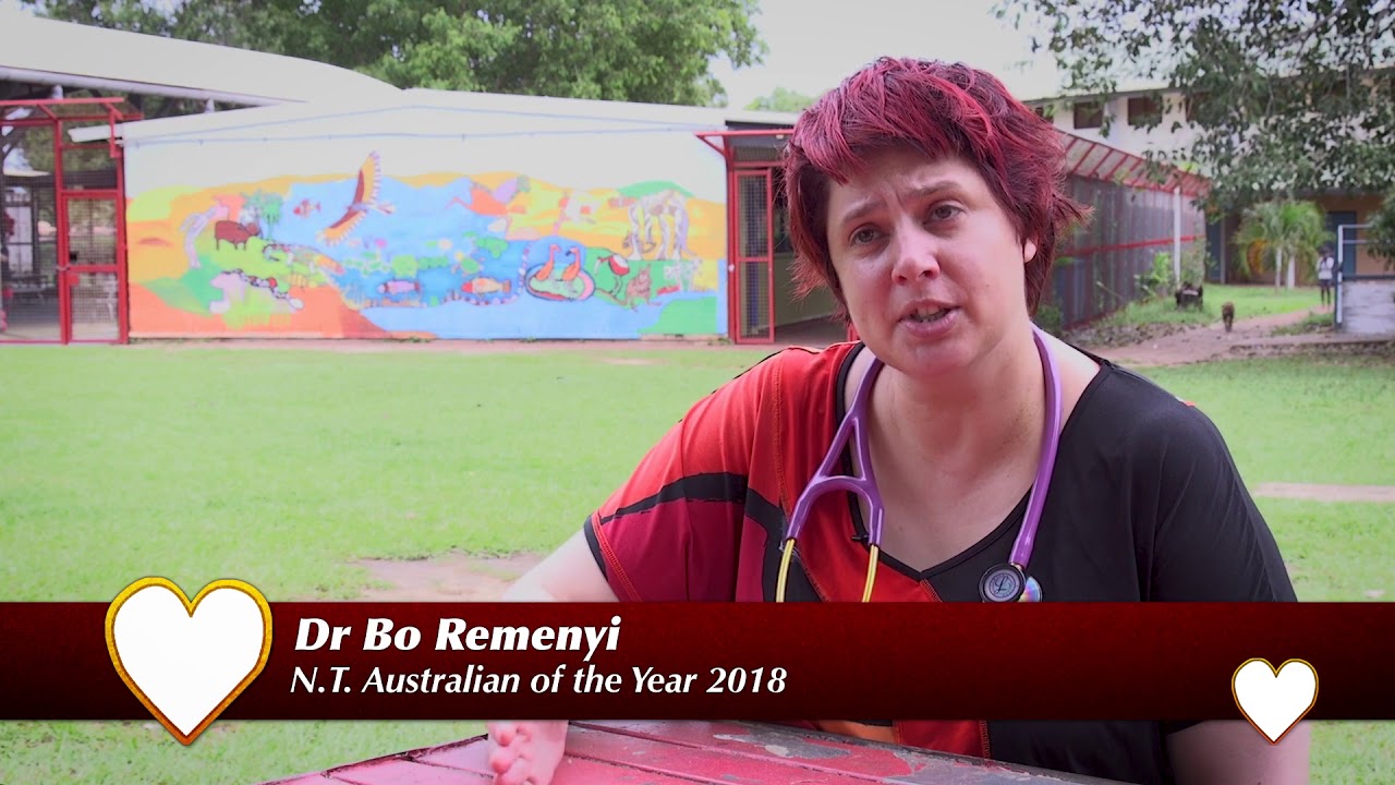 Dr Bo Remenyi, Northern Territory, Australian of the Year 2018 - Take Heart Project