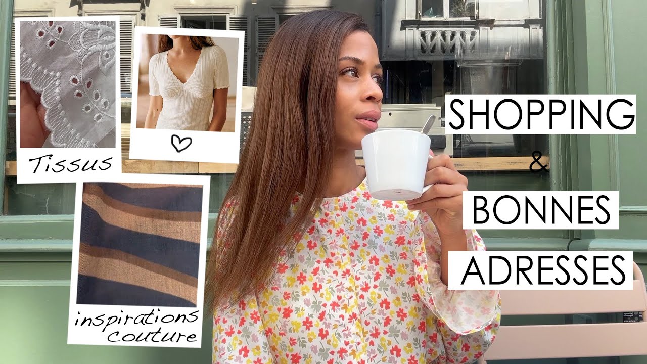 VLOG💖 INSPIRATIONS COUTURE SHOPPING 👗 TISSUS AU MARCHÉ ST PIERRE