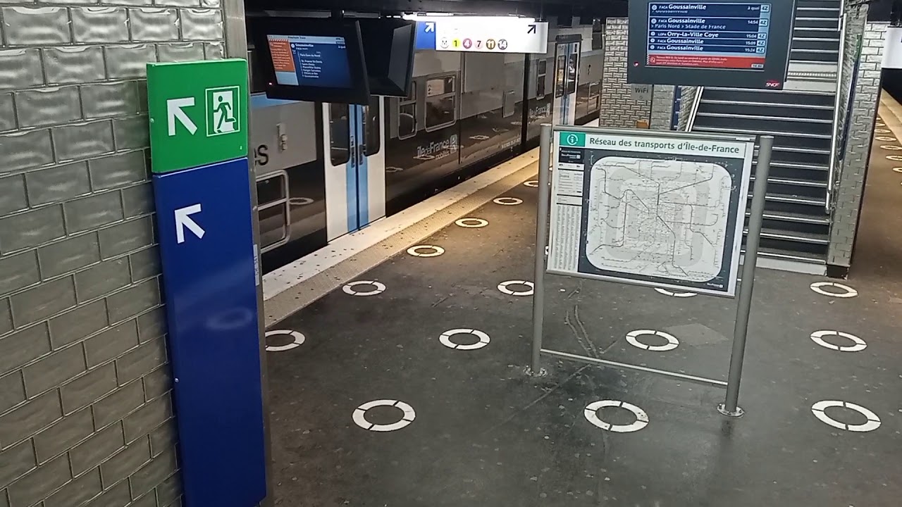 Les Z20500 du RER D en Souterrain#2