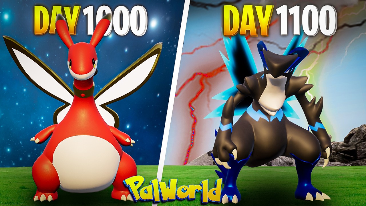 I Survived 1100 Days In Palworld In Hindi || New Update
