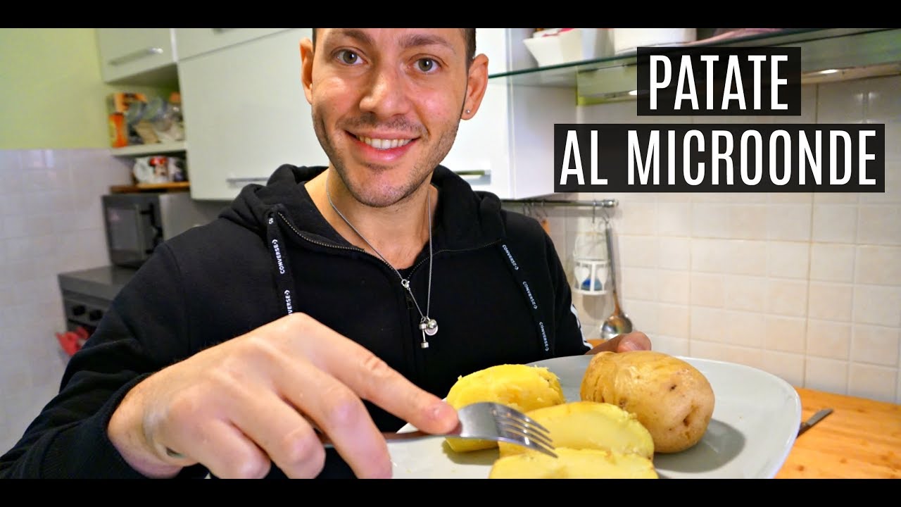 PATATE AL MICROONDE LESSE! PRONTE IN POCHI MINUTI SENZA SPORCARE LA CUCINA!