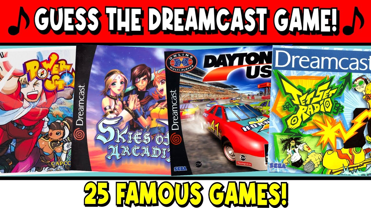 Guess Dreamcast Games by the Music | Sega Dreamcast Quiz