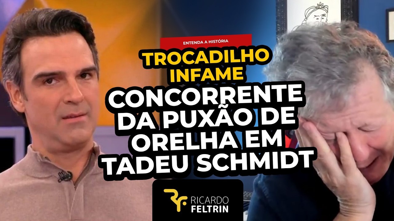 Coitado... Tadeu Schmidt é detonado pela concorrente