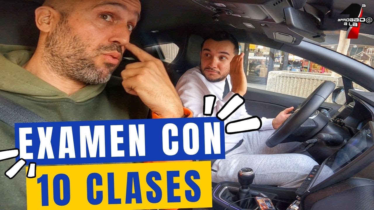 Un ALUMNO valiente va al EXAMEN de CONDUCIR con solo 10 CLASES