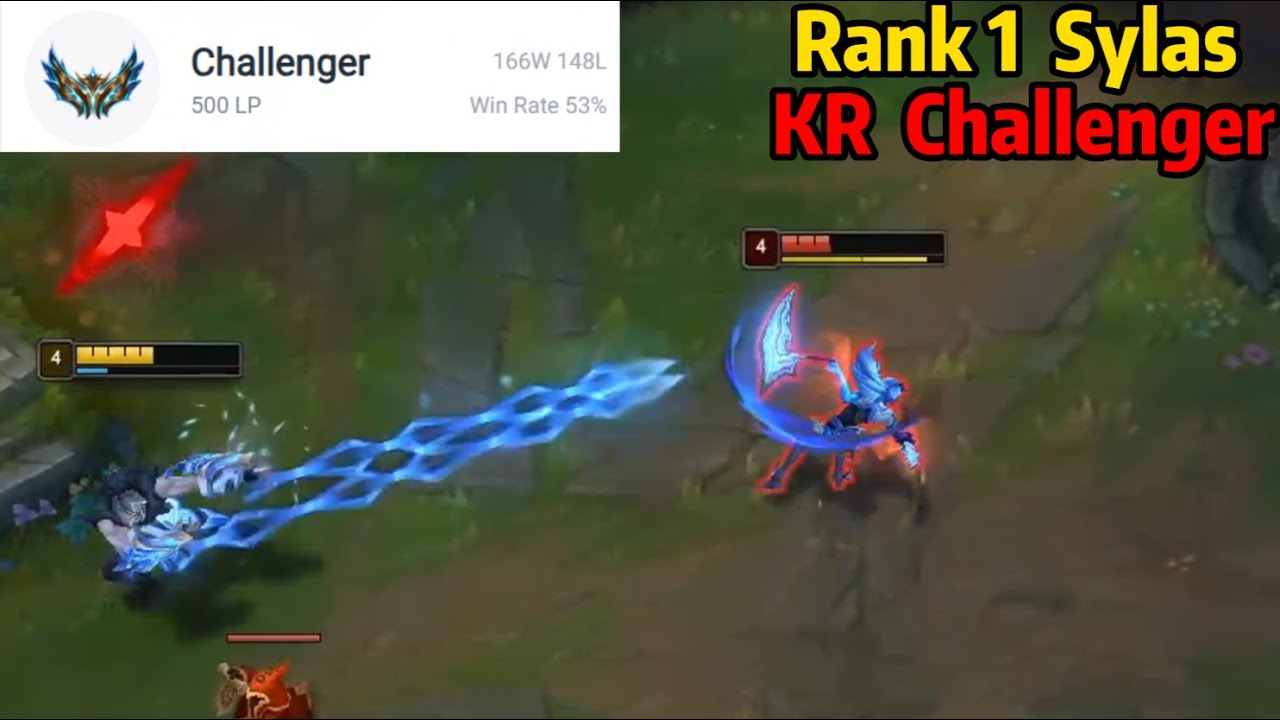 Rank 1 Sylas: Best Sylas CN Hit KR CHALLENGER Again!