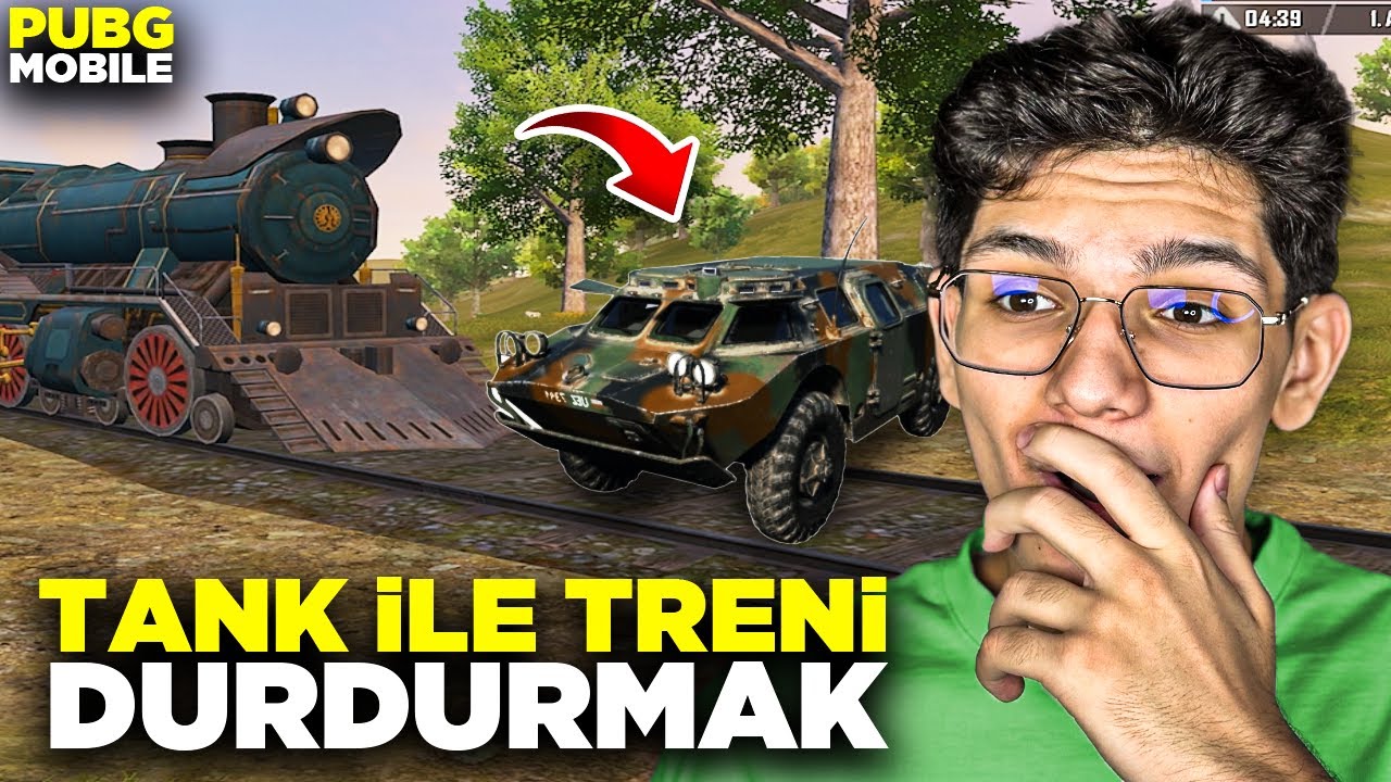 BU SEFER BAŞARABİLDİK Mİ?? TANKLAR İLE TRENİ DURDURMAK!!! - PUBG MOBİLE