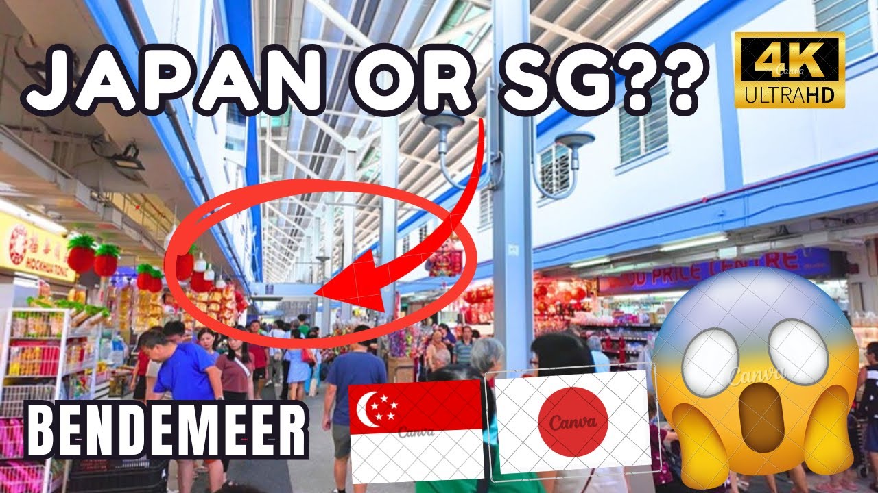 Did I Just Find a Japanese Street in Singapore? Bendemeer Shopping Centre [4K]