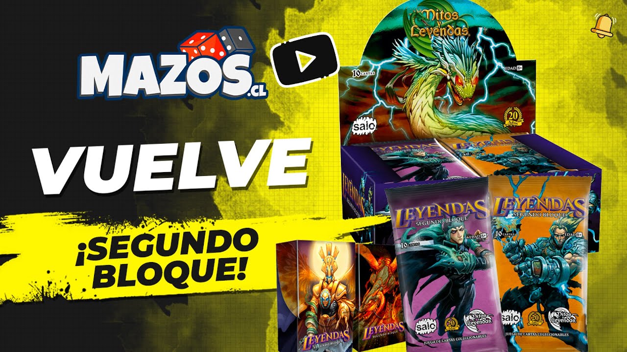 🎙 Unboxing Segundo Bloque @Mitos y Leyendas | Mazos.cl
