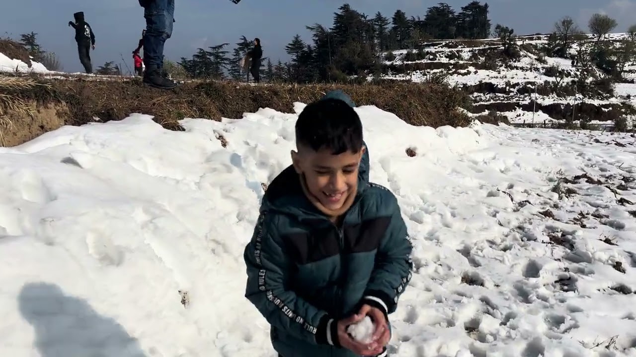 Fun with snow at chakrata