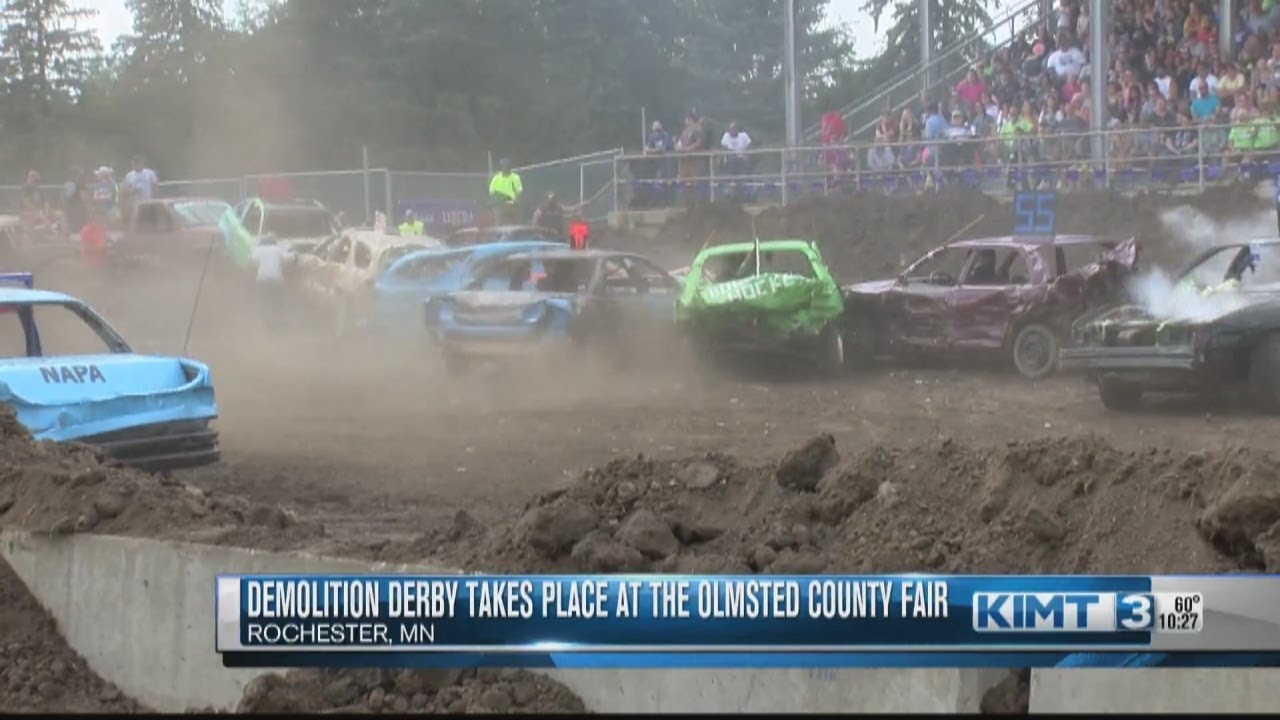 Demolition Derby at the Olmsted County Fair