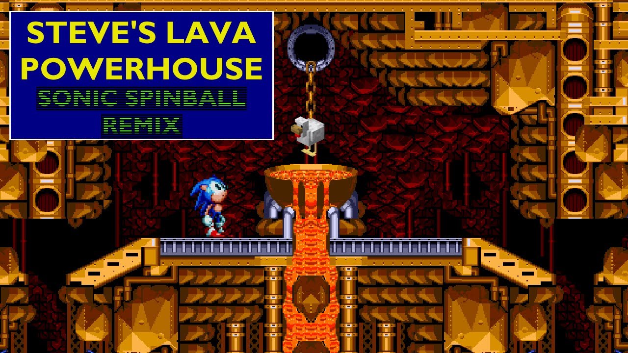 A Minecraft Movie - Steve's Lava Chicken (Sega Genesis Sonic Spinball Remix)