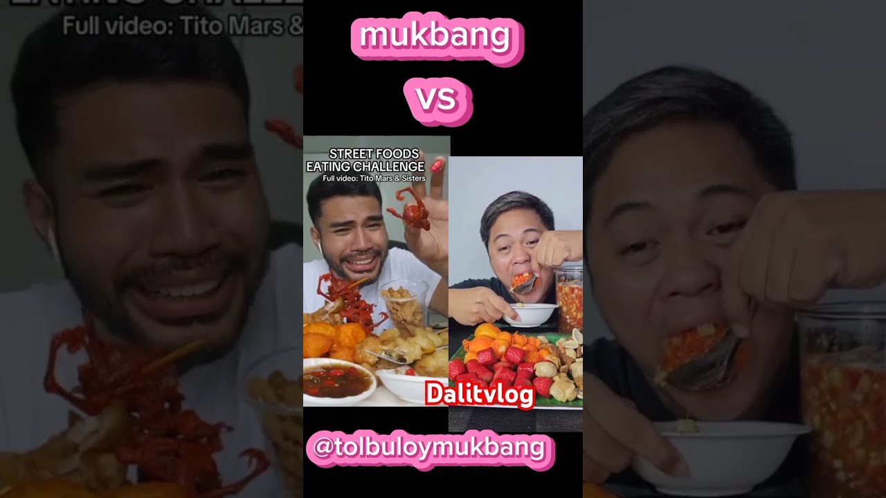 mukbang #titomars vs #tolbuloymukbang😋😋 #shortsvideo