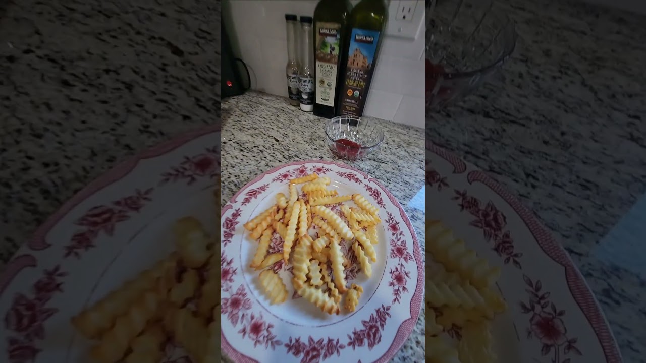McCain Crinkle Fries Review III(In My New Air Fryer) Part 2 #foodlover #fries #mccain