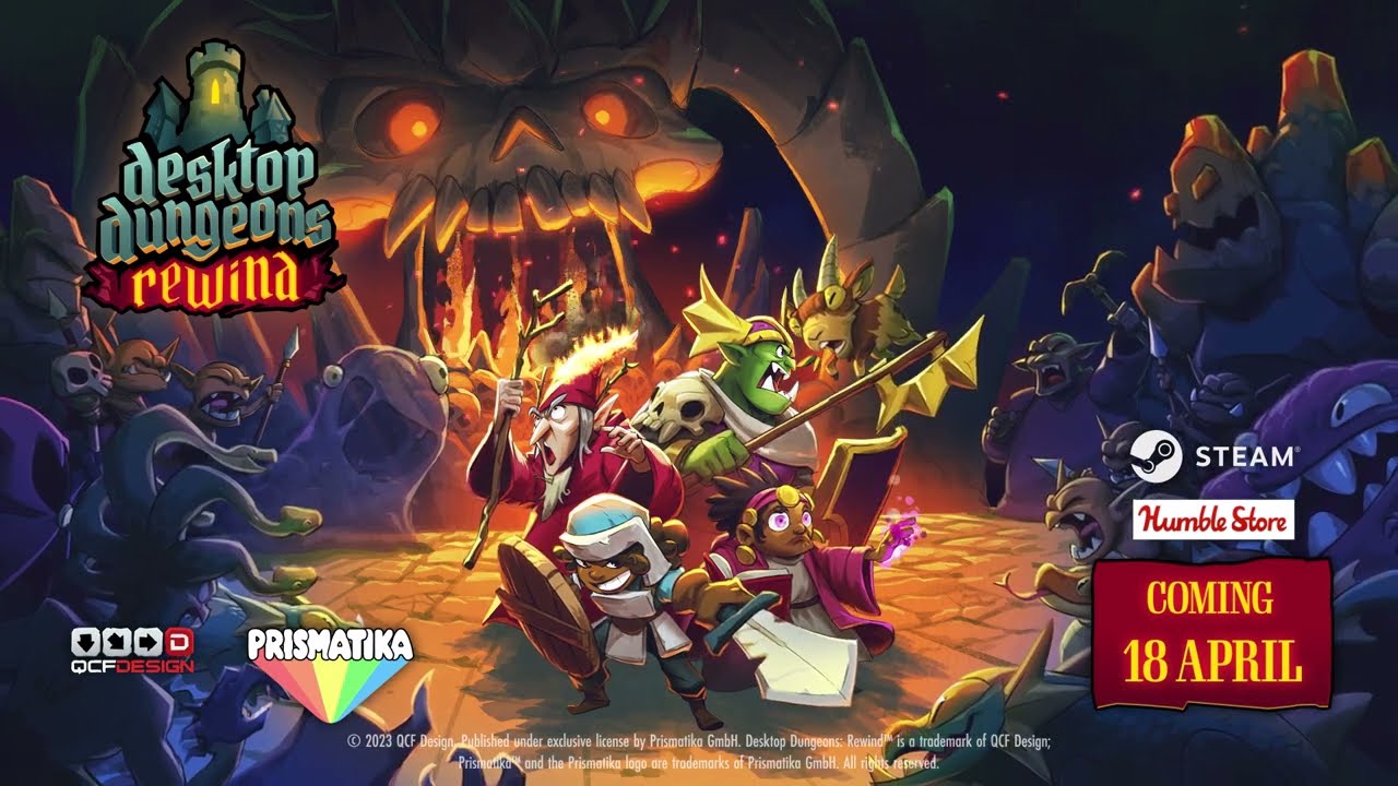 Desktop Dungeons: Rewind - Launch Date Trailer