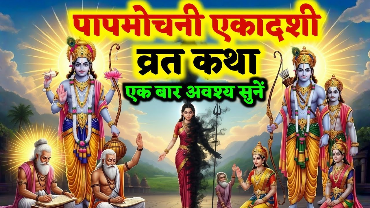 पापमोचनी एकादशी व्रत कथा | Papmochani Ekadashi Vrat Katha | पापों से मुक्ति दिलाने वाली पावन कथा