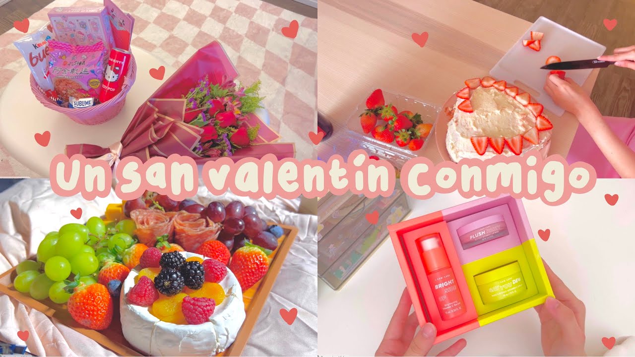 ♡ un san Valentín conmigo//picnic//horneando un pastel ♡