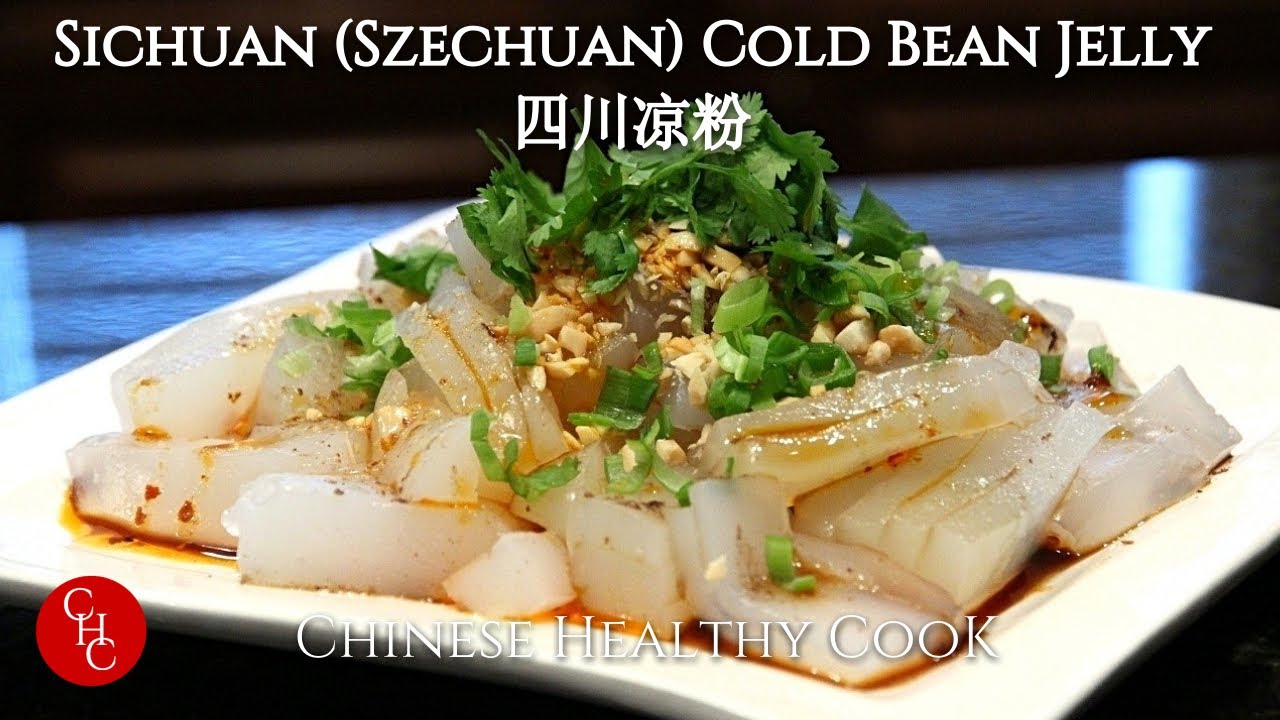 Sichuan (Szechuan) Cold Bean Jelly | 四川凉粉