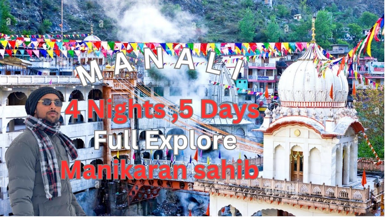 Manikaran Gurudwara and temple ! manikaran new video ! Sidhu Gurpal! Himachal tourism #manali #snow