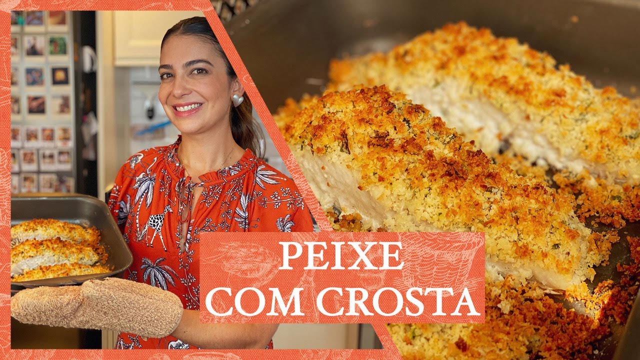 RECEITA FÁCIL E SOFISTICADA: PEIXE COM CROSTA DE COCO | LU ZAIDAN