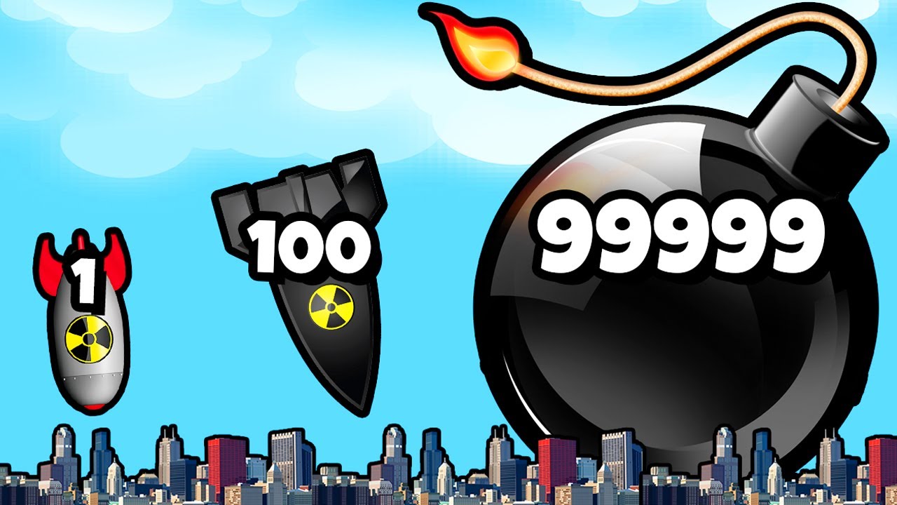 ЭВОЛЮЦИЯ ВЗРЫВА БОМБЫ, МАКСИМАЛЬНЫЙ УРОВЕНЬ! | Nuclear Bomb Simulator 3D