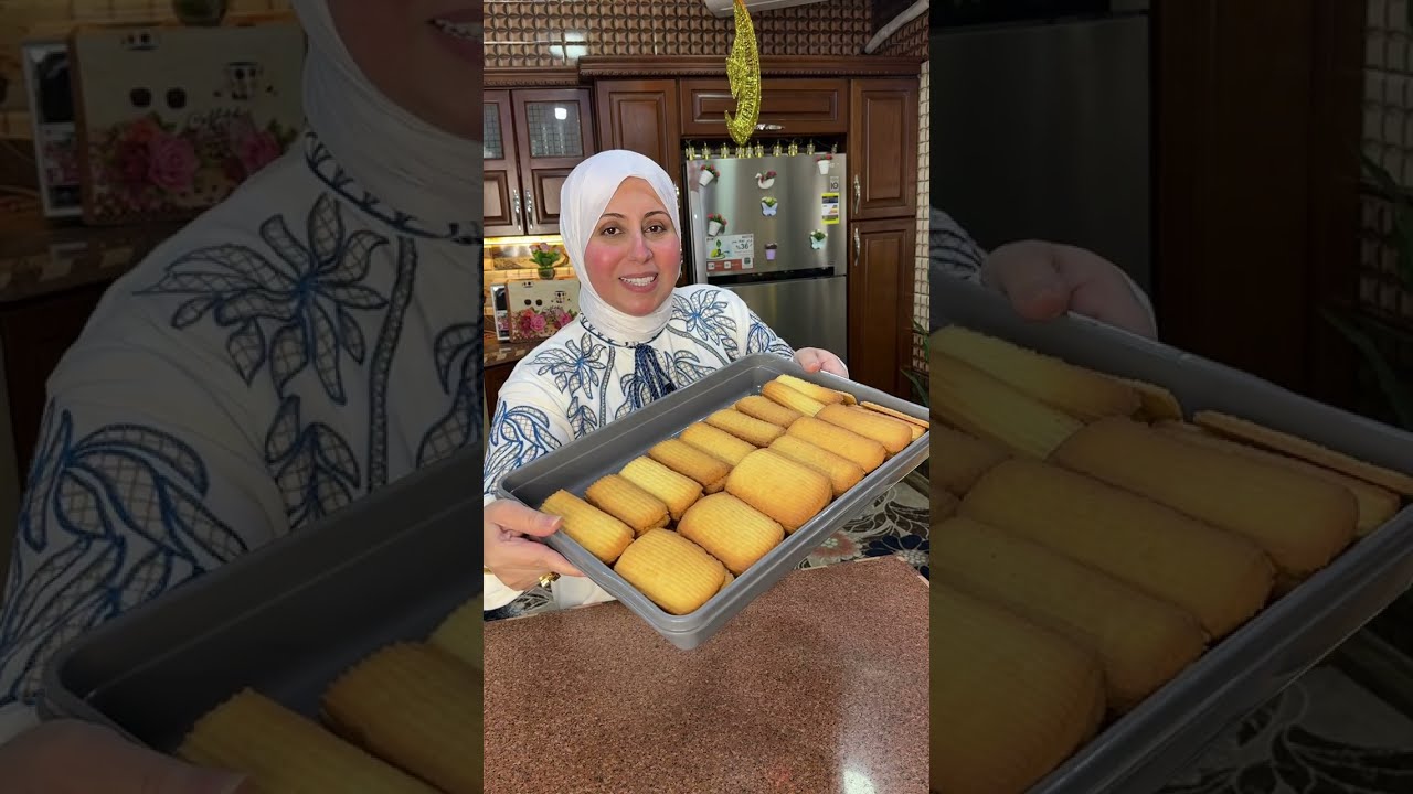بسكوت العيد بالكيس 🥰 باسهل وانجح طريقة 👌 #اكسبلور #عزة_في_المطبخ #food #طبخ #food #ترند #وصفات 