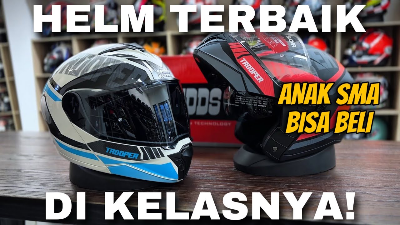 HELM MODULAR INI MURAH BANGET‼️ Review Studds Trooper Indonesia