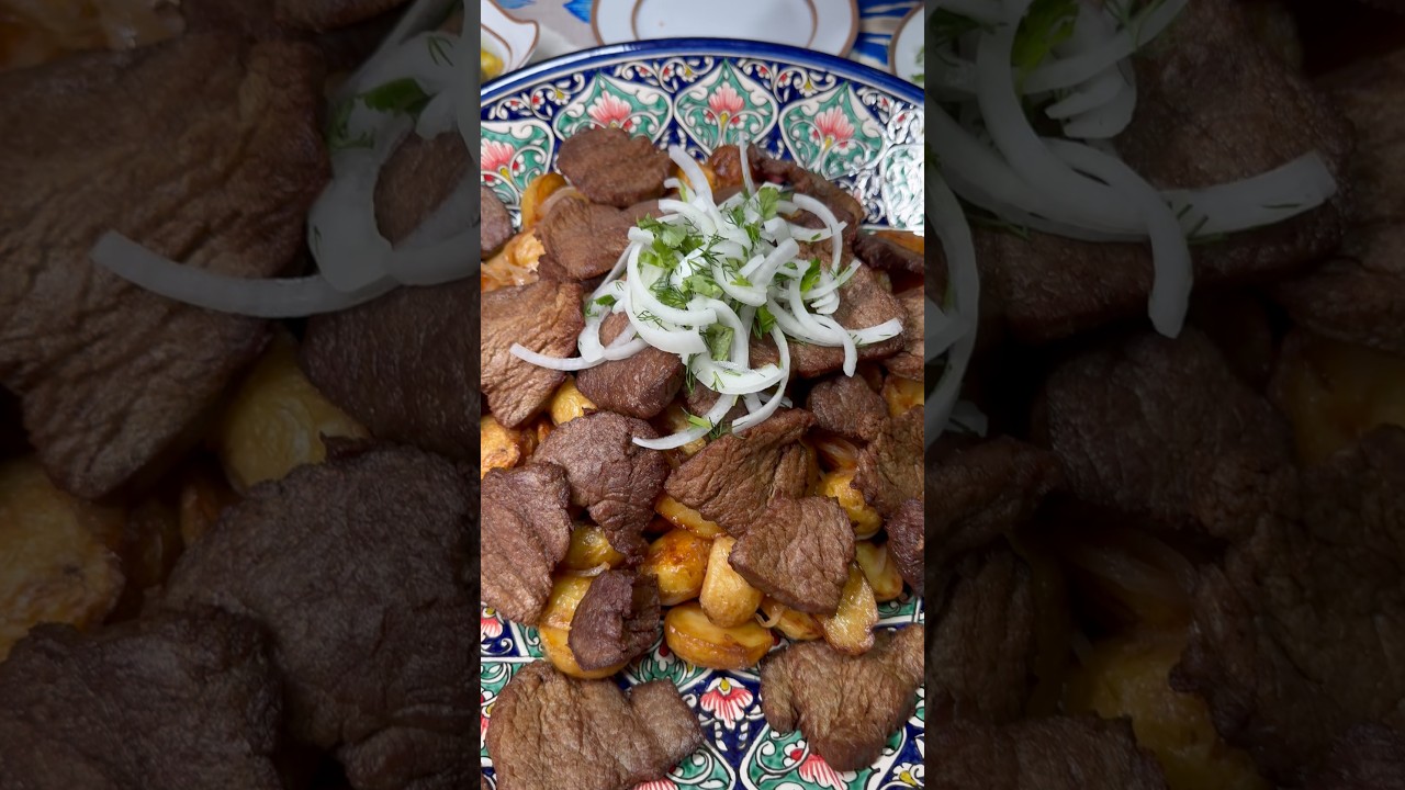 ВАГУРИ из говяжий бон филе #cooking #food #готовимподомашнему #еда #кулинарнаямагия #uzbekistan