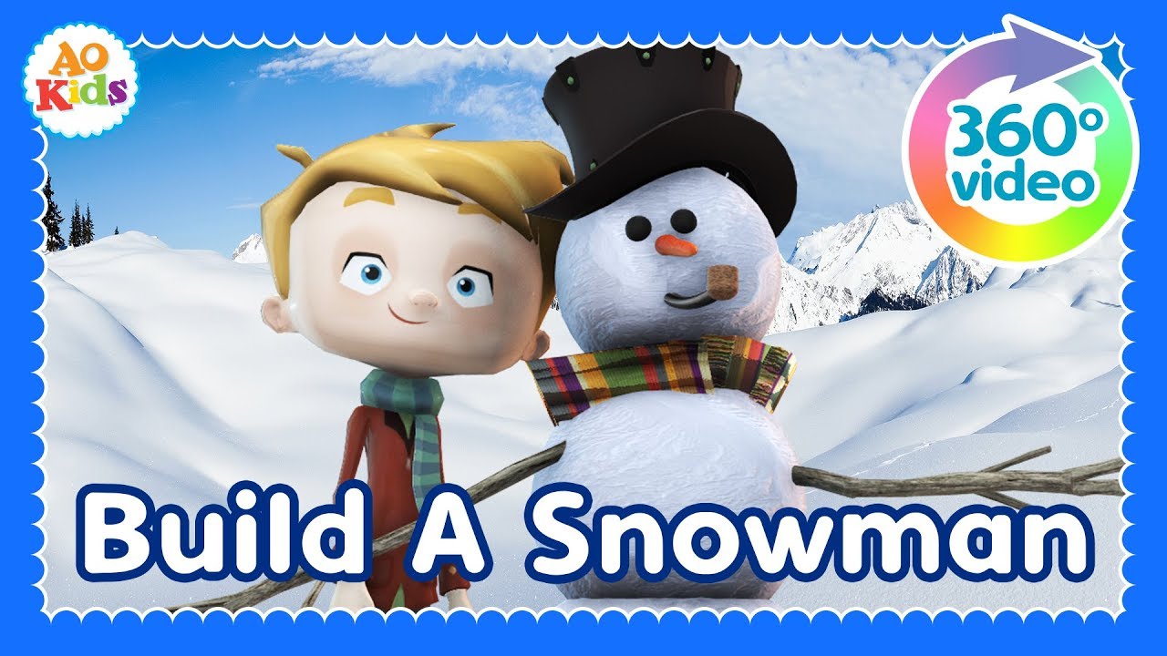 Let's Build a Snowman! | Find the Pieces (360° Video)