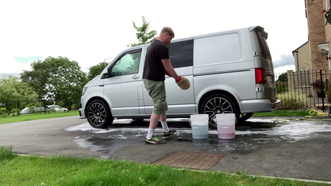 Cleaning session with Juicy Details products - VW T6 Transporter