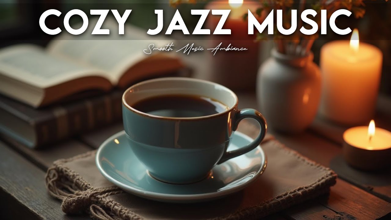 Cozy Jazz Music☕Coffee Shop Ambiance~Sweet Bossa Nova Instrumental for Cheerful Moods