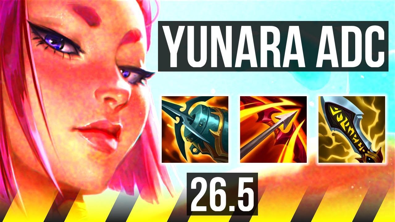 YUNARA & Rell vs LUCIAN & Milio (ADC) | Good KDA: 15/1/4 | EUW Challenger | 26.5