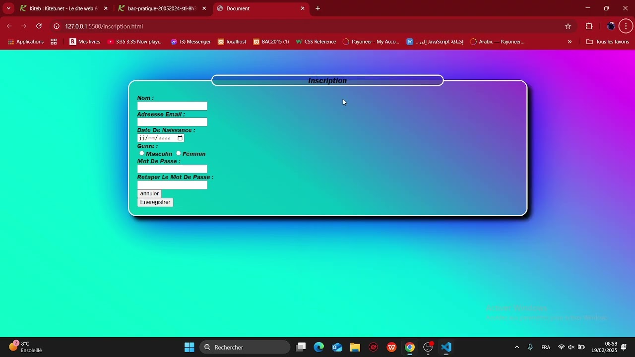 Correction Html Css Javascript Bac 2024 3eme Info