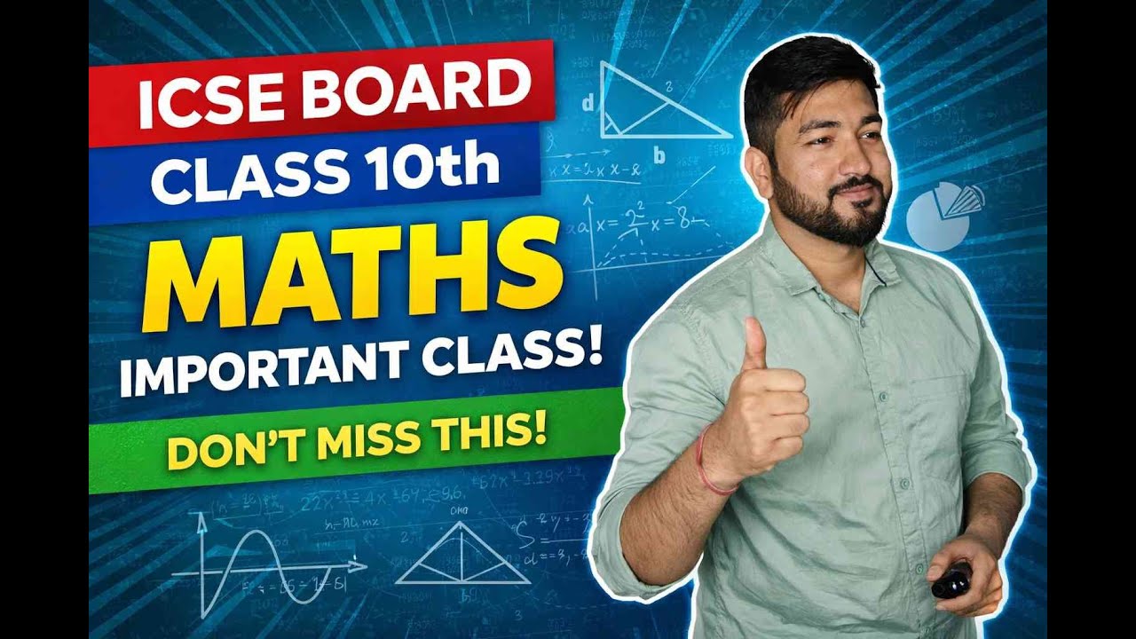 ICSE 10th Board Math paper leak 