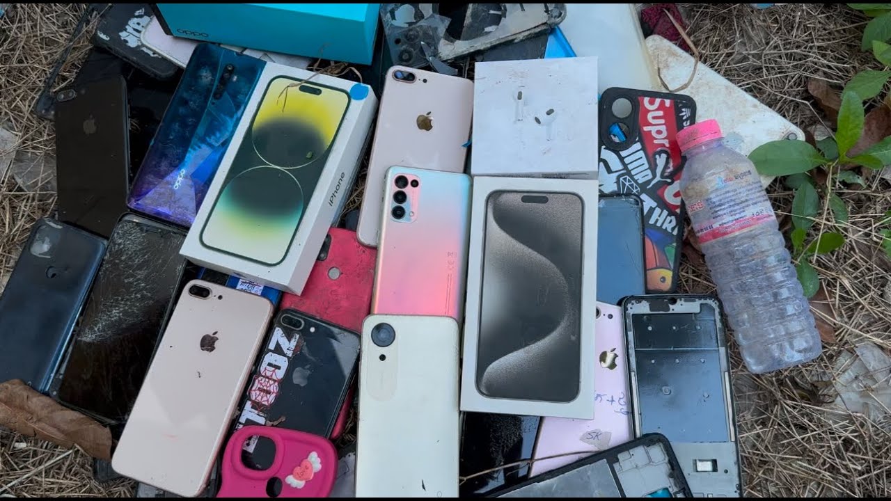 🥰Great! i Found Dummy box iPhone 15 PM, OPPO RENO 5 & Many More.! || Restoration Cracked Phone