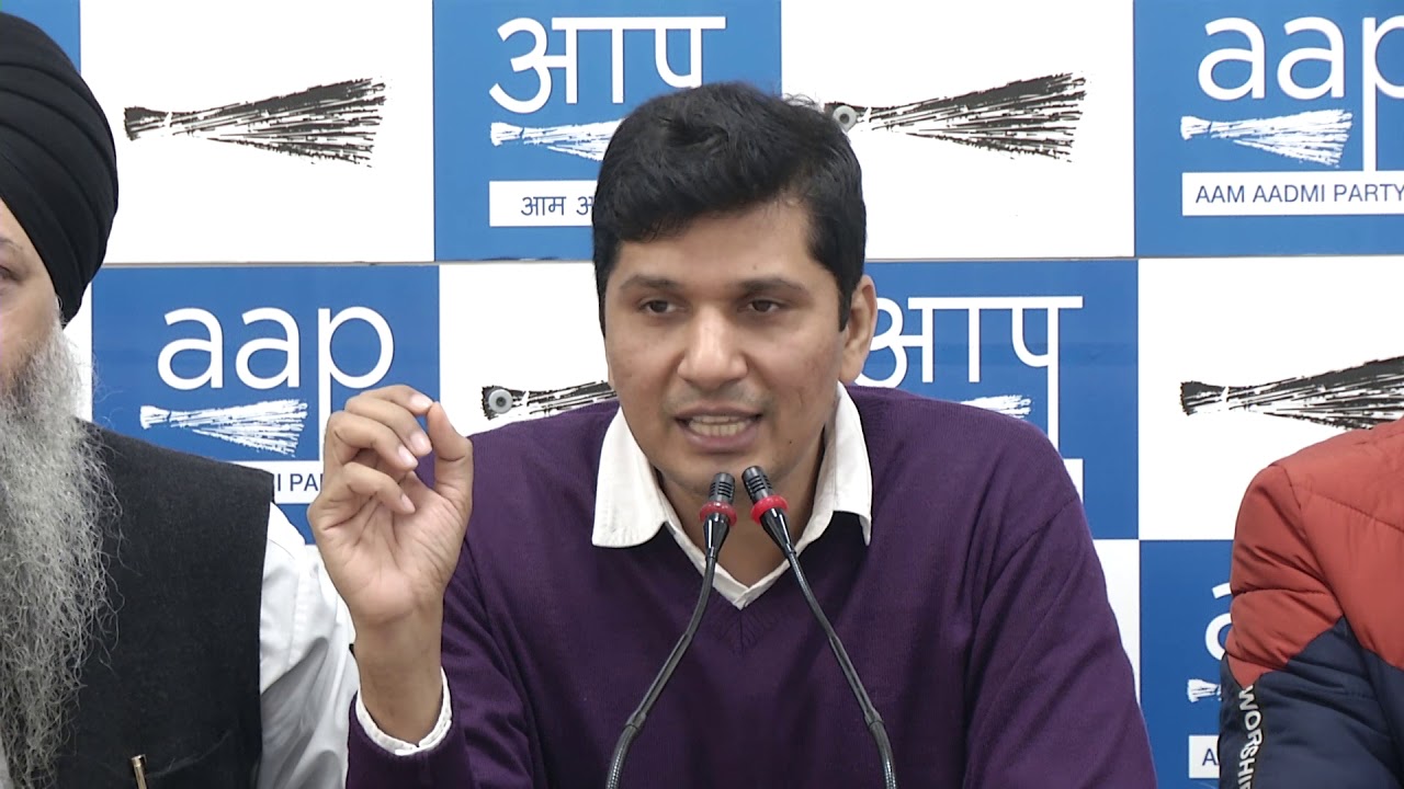 AAP Chief Spokesperson along with AAP MLA's Briefed on Sajjan Kumar Conviction in 1984 Riots