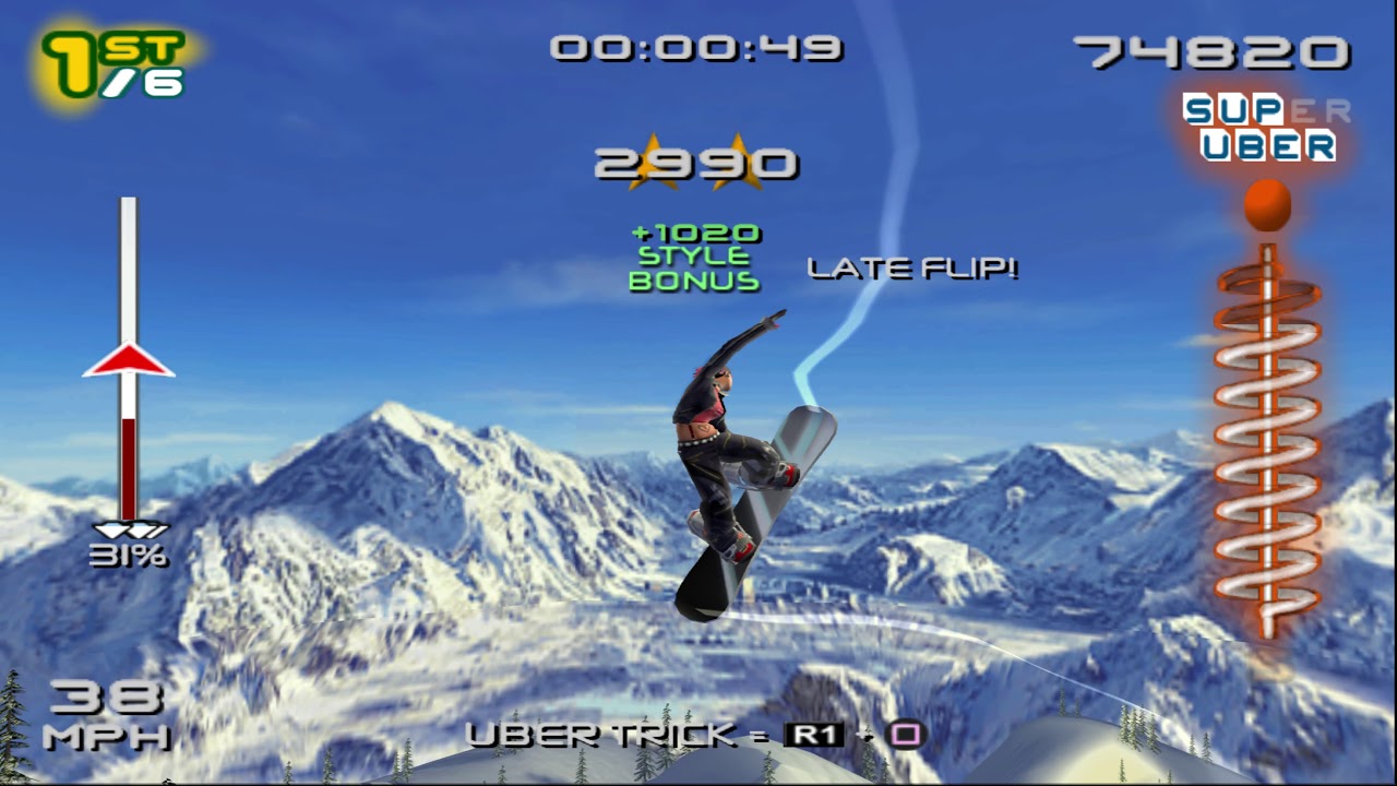 PCSX2 Test: SSX 3 Recorded @ 2K