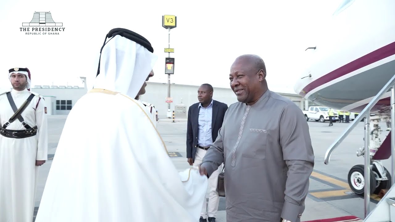 Prezydent Mahama odwiedza Dohę w Katarze na Forum 2025
