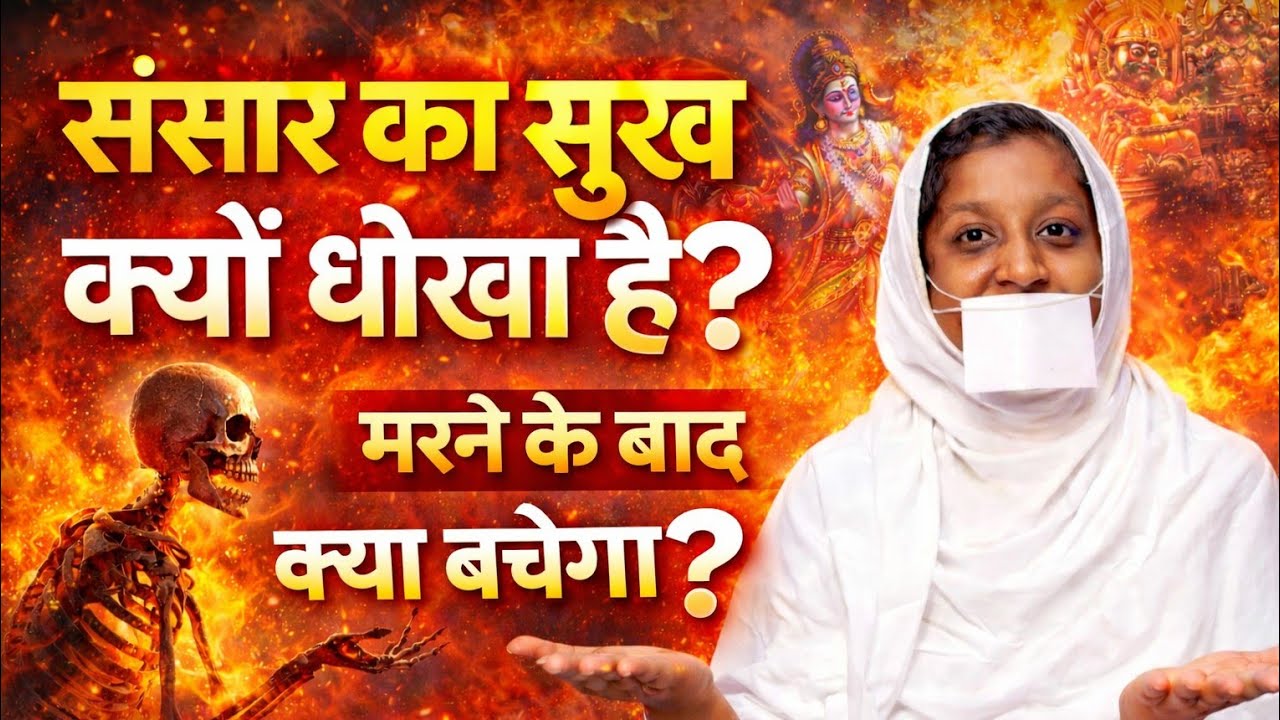संसार का सुख क्यों धोखा है? मरने के बाद क्या बचेगा? | आध्यात्मिक रहस्य साध्वी डॉ. शैली 