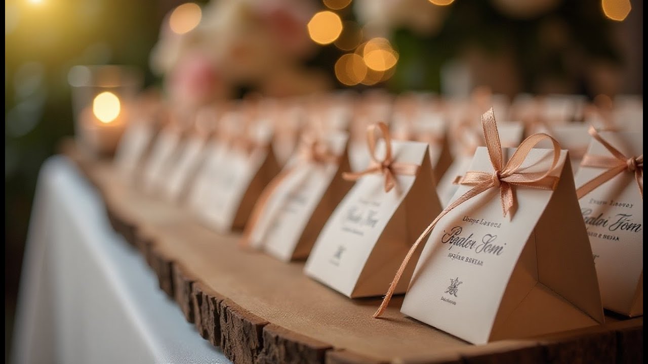 10 креативных способов продемонстрировать свадебные сувениры (обновление 2025 года!)