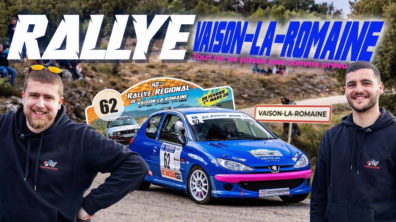 ENCORE DES GAL&Egrave;RES&hellip; RALLYE DE VAISON LA ROMAINE 2026 / EMBARQUE AVEC NOUS #19