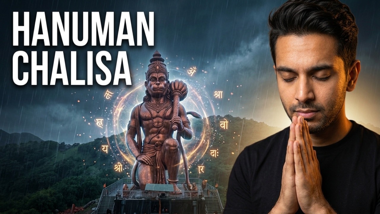 The First Visual Hanuman Chalisa | Cinematic Rain Version (2026) #hanumanchalisa