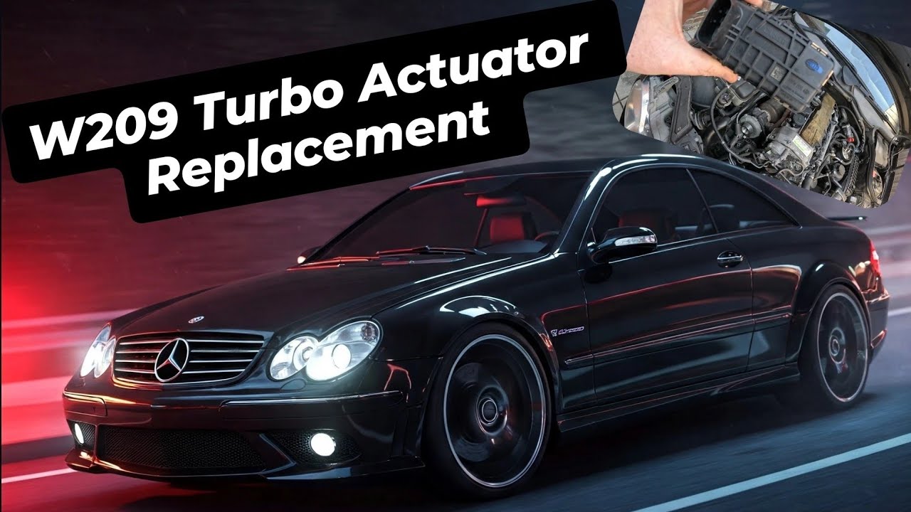Mercedes W209 CLK 220CDI Turbo Actuator Replacement